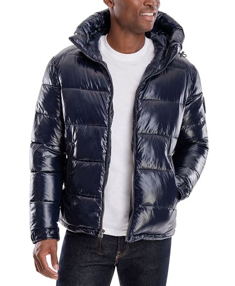 michael kors puffer jacket mens|michael kors men's winter jacket.